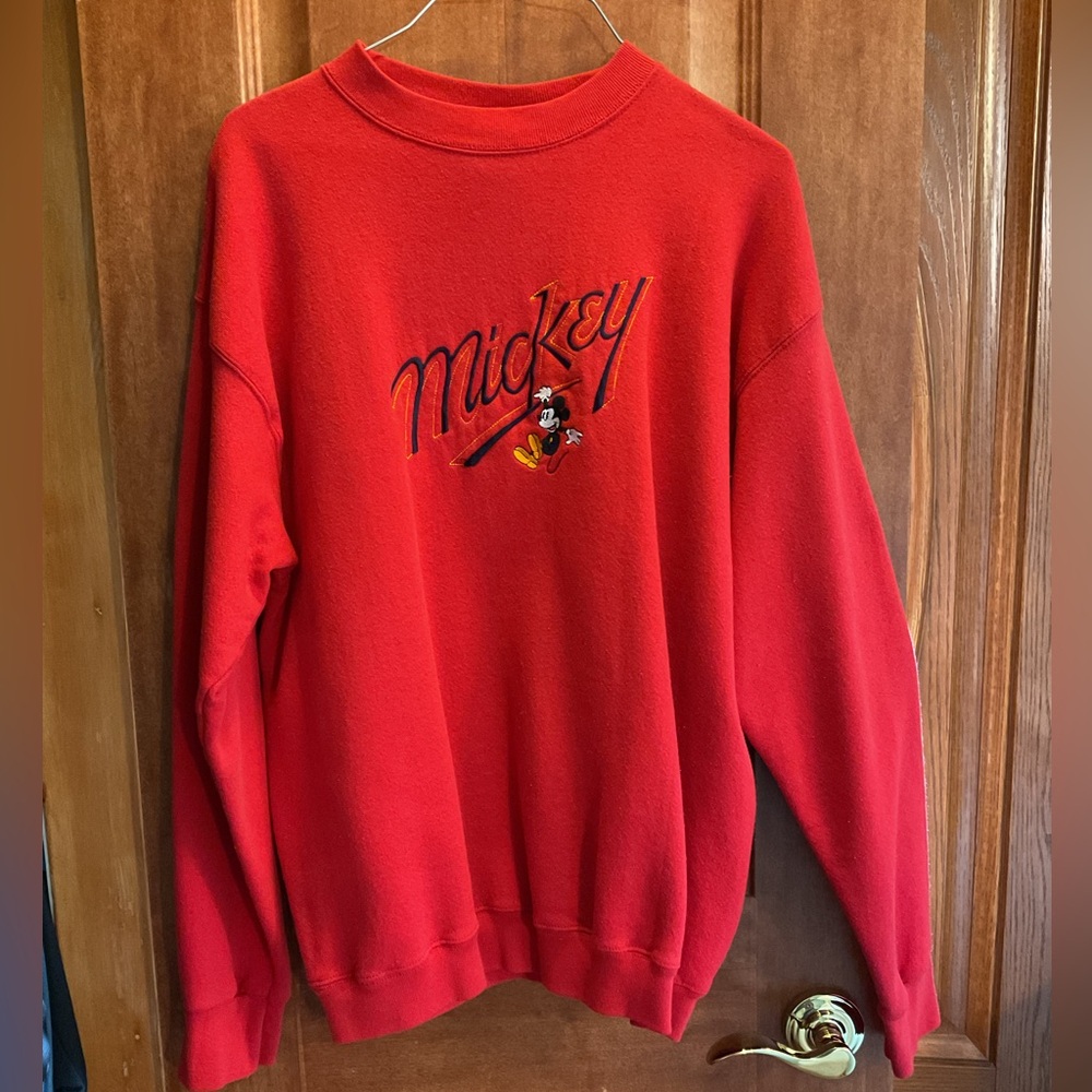 Vintage 90’s Mickey Mouse Sweatshirt, Size Large